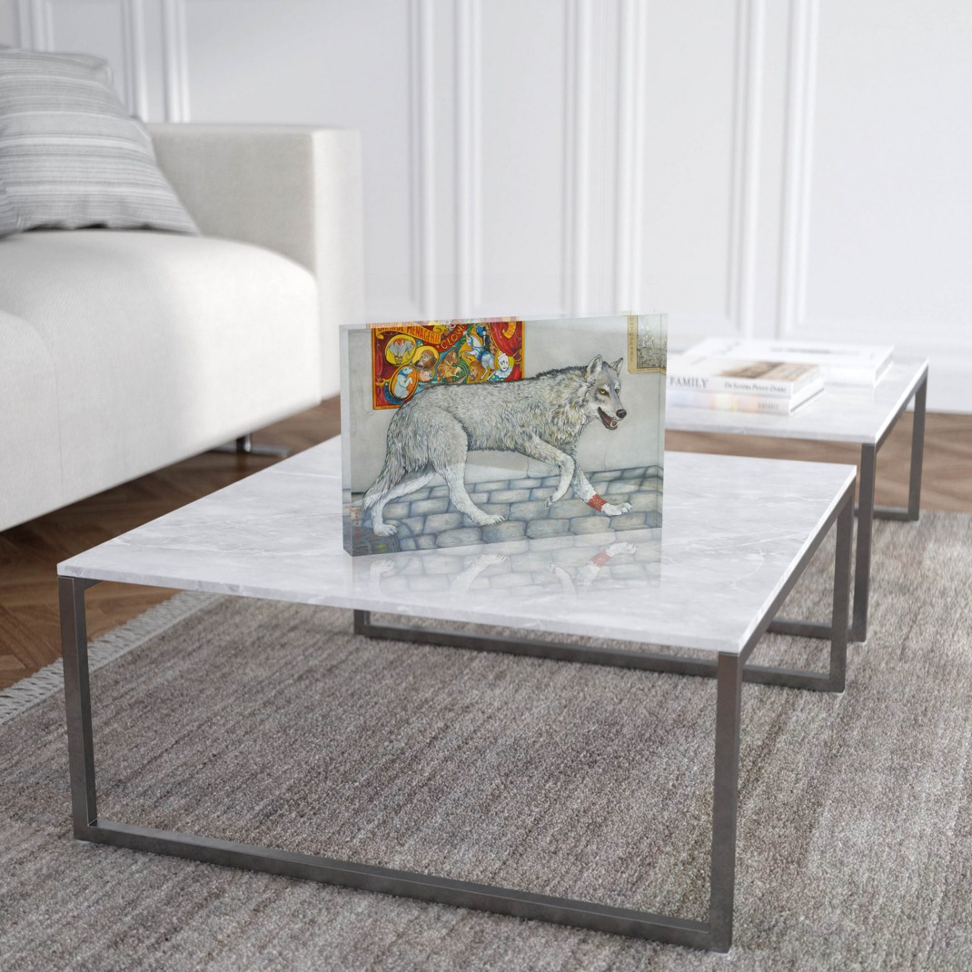 Mara Tranlong "La séance de 20 heures" Reproduction sur Plexiglass 20x30 cm Mara Tranlong "La séance de 20 heures" Reproduction sur Plexiglass 20x30 cm