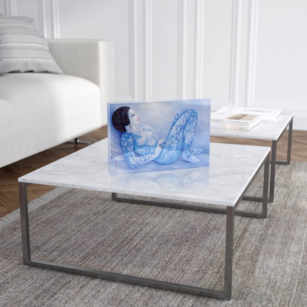 Mara Tranlong "Mille fleurs" Reproduction sur Plexiglass 20x30 cm Mara Tranlong "Mille fleurs" Reproduction sur Plexiglass 20x30 cm