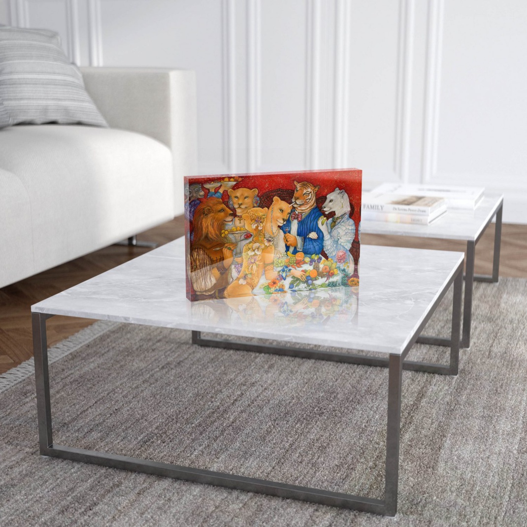 Mara Tranlong "La Scène Animalière (1)" Reproduction sur Plexiglass 20x30 cm Mara Tranlong "La Scène Animalière (1)" Reproduction sur Plexiglass 20x30 cm