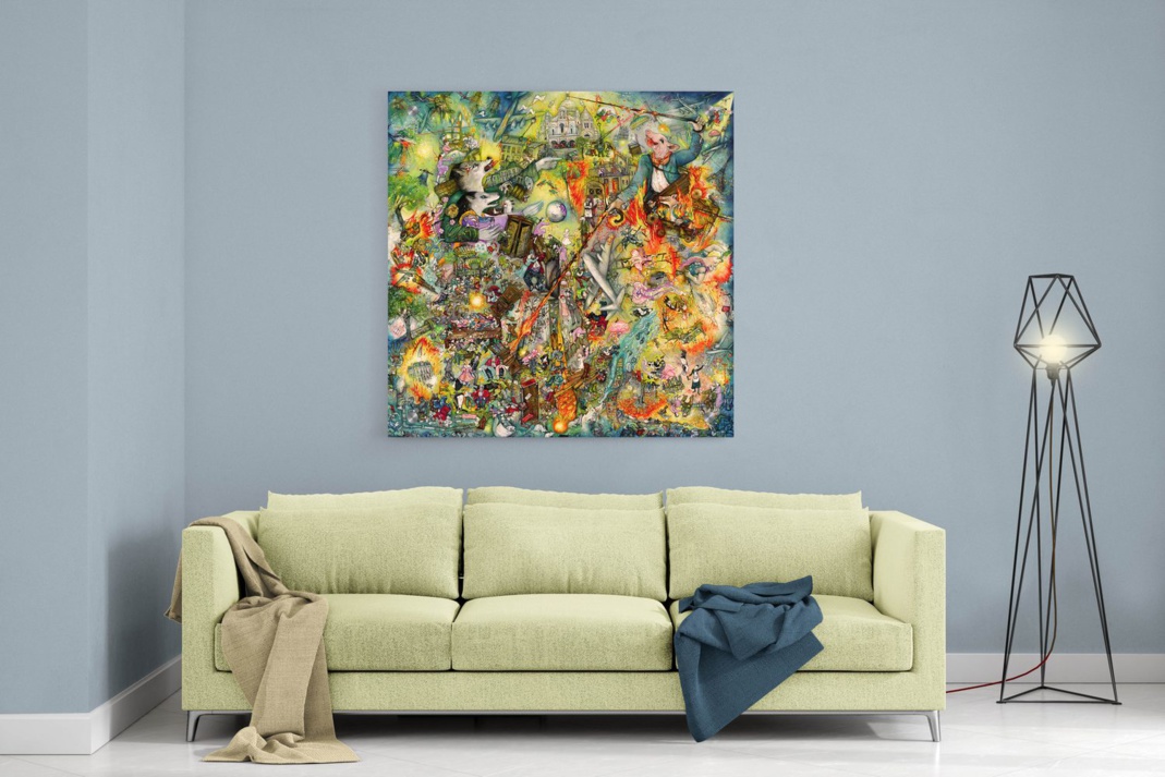 Mara Tranlong "Tohu Bohu" d'après "Normance" Reproduction sur Plexiglass 110 cm X 110 cm Mara Tranlong "Tohu Bohu" d'après "Normance" Reproduction sur Plexiglass 110 cm X 110 cm