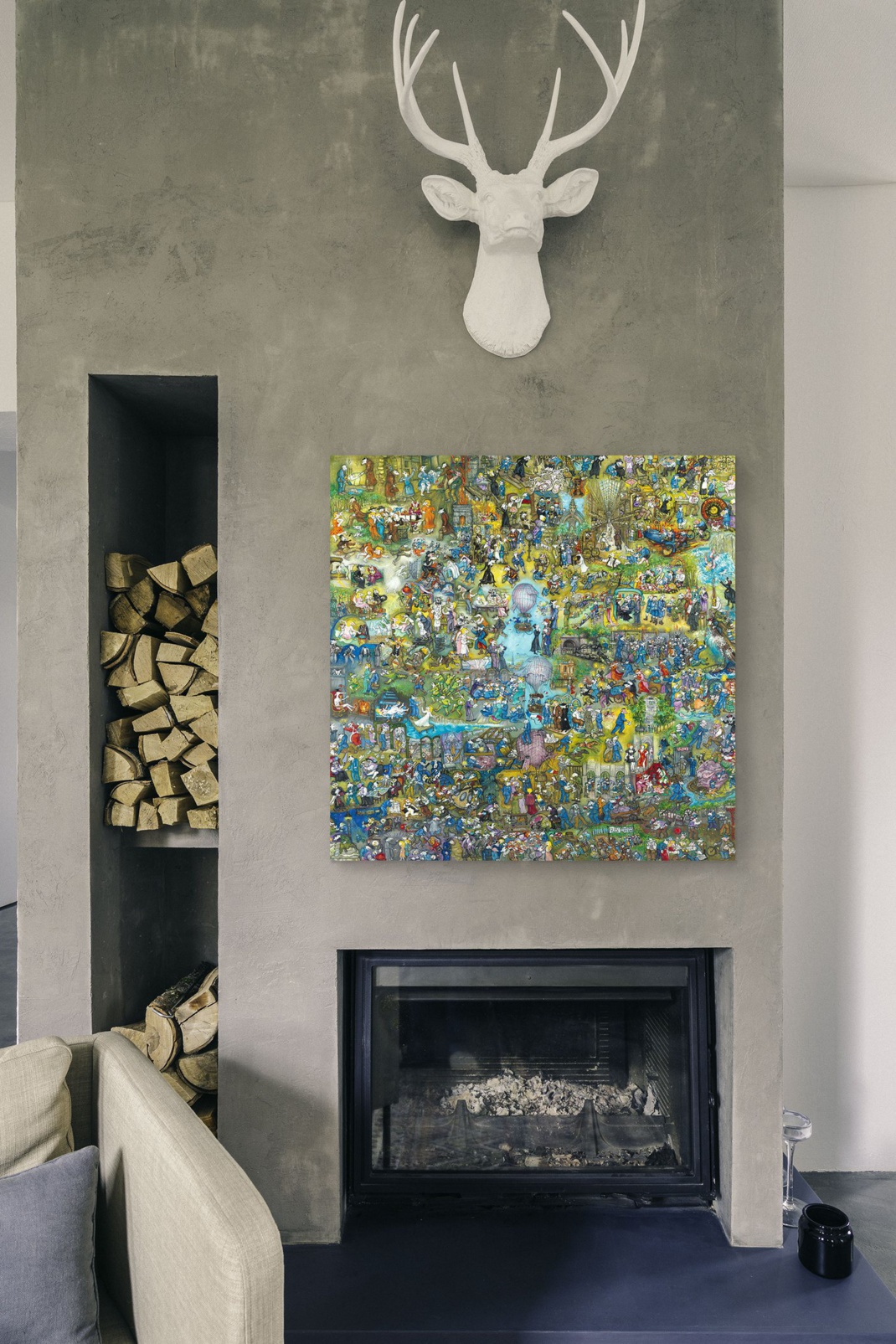 Mara Tranlong "Les Emmerdes" d'après "Mort à Crédit" Reproduction sur Plexiglass 110 cm X 110 cm Mara Tranlong "Les Emmerdes" d'après "Mort à Crédit" Reproduction sur Plexiglass 110 cm X 110 cm