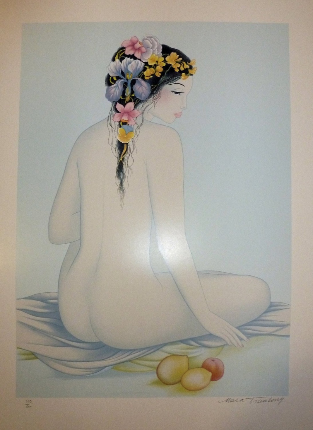 Exemple de fausse lithographie de Mara Tranlong dont le tirage stipule 600... Exemple de fausse lithographie de Mara Tranlong dont le tirage stipule 600...