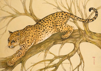 Mara Tranlong "L'Arbre Sauvage" Acrylique Tempera sur bois 100 x 70 cm Mara Tranlong "L'Arbre Sauvage" Acrylique Tempera sur bois 100 x 70 cm