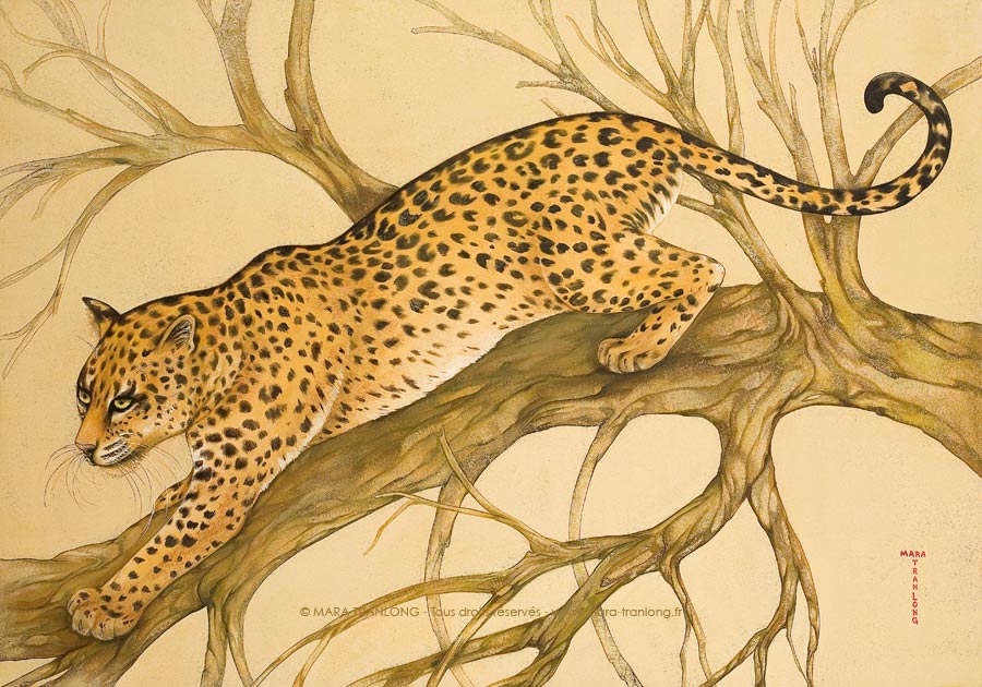 Mara Tranlong "L'Arbre Sauvage" Acrylique Tempera sur bois 100 x 70 cm Mara Tranlong "L'Arbre Sauvage" Acrylique Tempera sur bois 100 x 70 cm