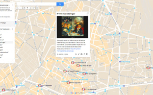 Découvrez sur une carte, les lieux, les scènes, l'histoire des "Loulous de Montmartre"